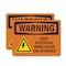 Signmission Keep Electrical Panel Clear With Symbol OSHA Warning Sign, Vinyl Decal, 10in W x 7in L, 2PK OS-2PACK-WS-D-710-L-12209 - alternate 1